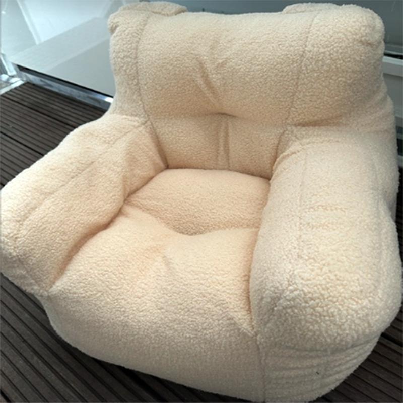 Petit Canapé Ours Doux Pour Enfants - Canapé Paresseux Ergonomique Avec Sac De Rangement, Salon Ou Chambre