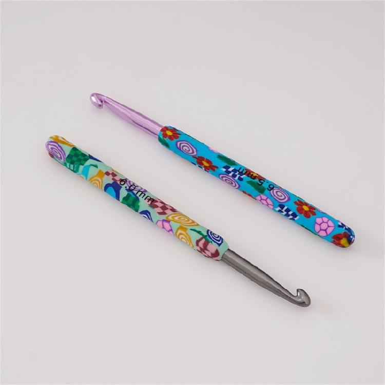 12 Stück 2,0mm-8,0mm Häkelnadel Set Bunte Stricknadel Ergonomische Häkelnadel Häkelzubehör