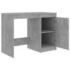 VidaXL Desk Concrete Grey 100x50x76 Cm Engineered Wood