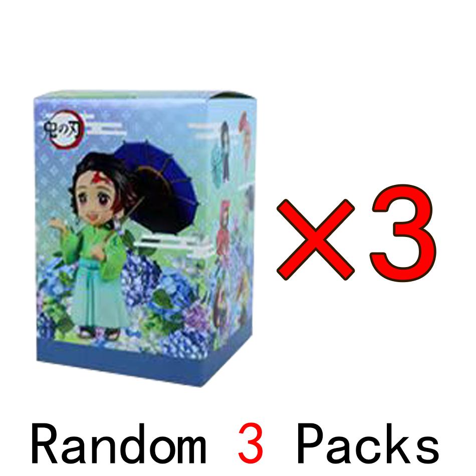 Animation 6Pcs/Kit Q Version Demon Slayer Boxed Action Figure Miniature Figurine Decoration Piece Attachment Animation Design Adorable Decoration