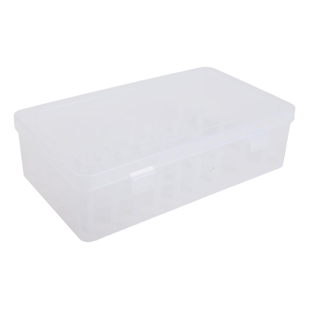 Plastic Bobbin Box Sewing Bobbins Threads Storage Sorting Case Organizer Earring Box For Jewelry Rectangle Box Case