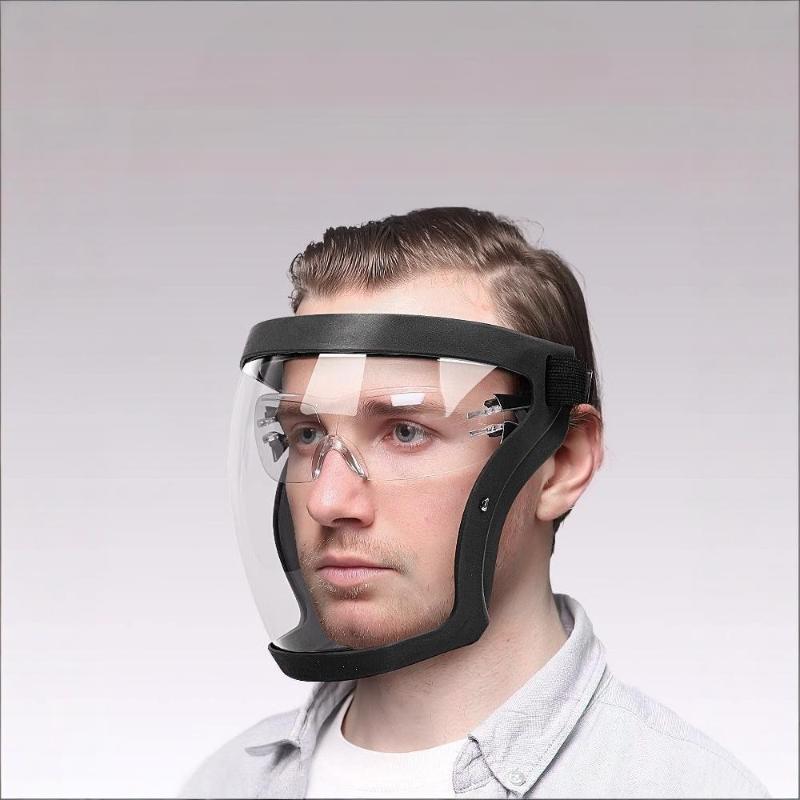 Full Face Protection Anti Droplet Mask Anti Fog Anti Splash Head Wear Glasses Space Spherical