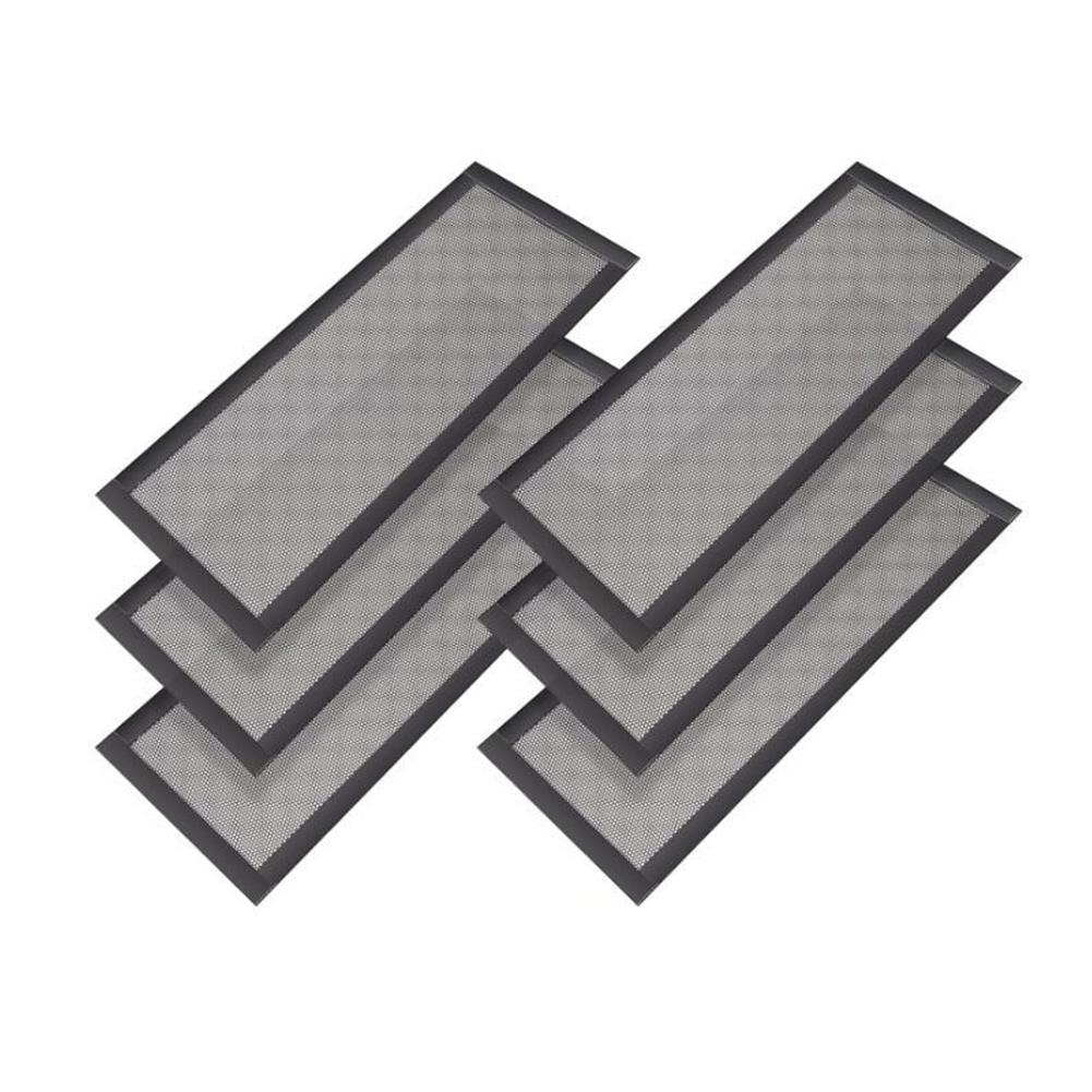 Magnetische Lüftungsgitterabdeckung 4 x 12 Zoll mit integriertem Streifen zur schnellen Befestigung und effektivem Staubschutz für Ihre Lüftungsschlitze