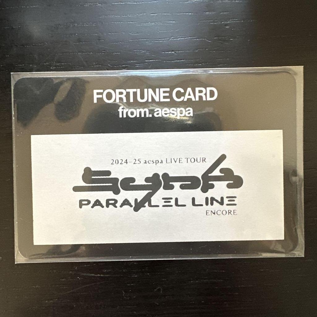 [USED] aespa aepisode SYNK#1 [Digital Code Card]