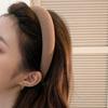 Solid Wide Hair Bands Girls Vintage Elastic Hairbands Thicken Headband Hair Hoop Korean Hair Accessories for Women