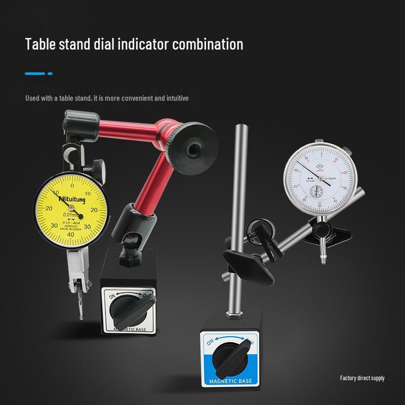 High Precision Dial Indicator Set with Magnetic Base and Lever Calibrator by Shangchen