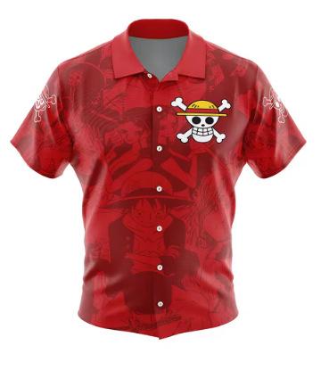 Hawaiian Shirt Fashion Trend Breathable Loose Versatile Casual Sports Summer Men