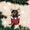 2023 Christmas Ornament New Year Festive Party Supplies Room Xmas Tree Pendant Cute Kitty Dog Cat Animal Decoration Xmas Gift