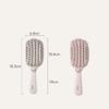 Foldable Travel Hair Brush Portable Detangler Comb Easy Clean Volumizing Styling Hair Tool for Home Use Compact Ribbed Comb with Massage Bristles