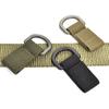 D-Rings Clip with Hook for Backpacks Accessory Tactic Webbing Attachment Strap D-Rings Adaptor for Bag Waist Key Holder