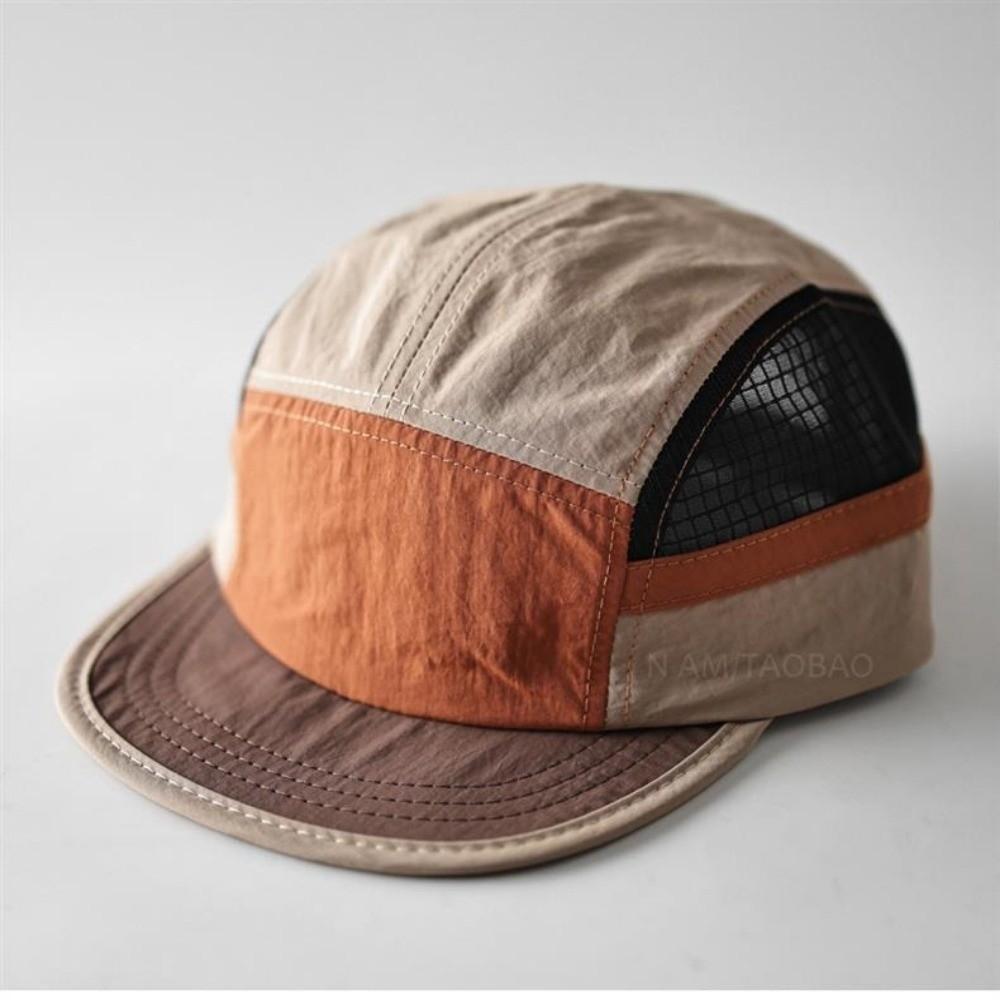 Nylon Quick Dry Hat 5 Panel Sunshade Cap Fashion Baseball Caps For Running, Camping