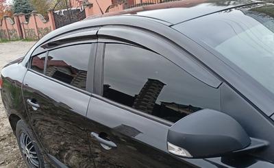 Spărgătoare de vânt (4 buc, Sunplex Sport) pentru Renault Fluence 2009-2016