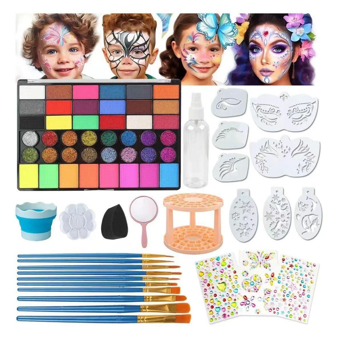42 krāsu sejas krāsošanas komplekts, Hallowīna