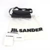 Great JIL SANDER Cannolo Mini Shoulder Bag With Logo Black Leather J08WD0008 Used