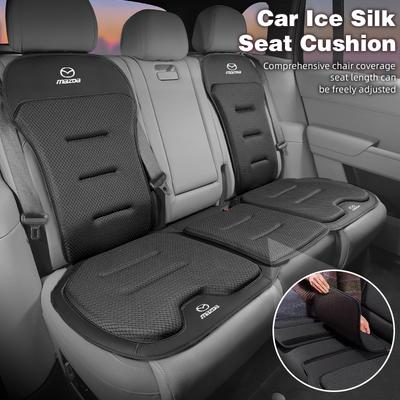 Car Seat Cushion Backrest Breathable Ice Silk Pad Interior Accessories For Mazda CX5 6 3 CX7 323 Axela Atenza CX30 CX3 CX9 MX5