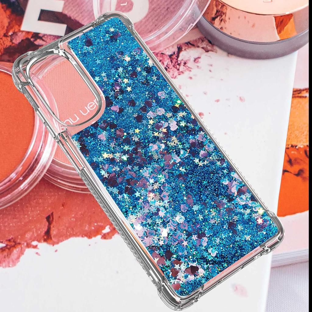 Błyszczące etui na telefon z brokatem dla Motorola Moto G Stylus 5G 2022 Etui Ruchomy piasek Miękkie silikonowe TPU Odporny na wstrząsy Bumper Etui ochronne Kompatybilne z Moto G