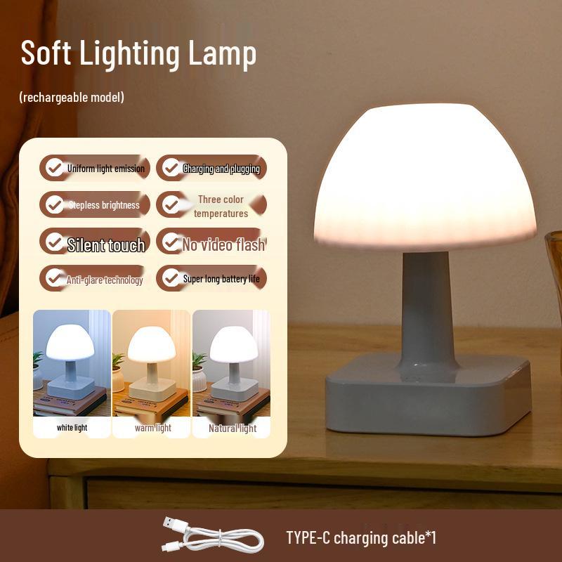 Multifunctional RGB Night Light: Creative Seven-Color Gradient Lamp for Bedroom, Bedside, and Outdoor Camping.