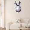 Antlers Rabbit Head Statue Animal Taxidermy Home Decorations Easters Ornament,Home Wall Decorations Animal Sculpture Figurines