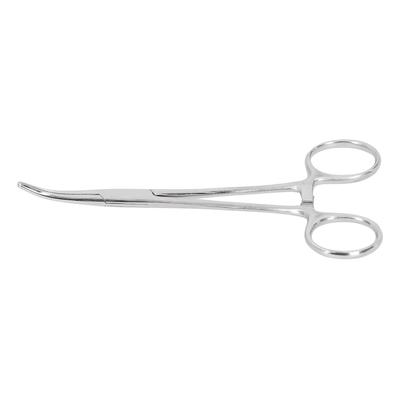 Pensă hemostatică 14cm Oțel inoxidabil Vârf curbat Pensetă pentru păr de animale de companie Materiale pentru creșterea animalelor