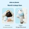 MINISO Lying White Bear Plush Pillow