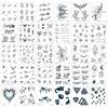 Yousheng 3Pcs Waterproof Tattoo Sticker for Men Women, Face Body Arm Chest Shoulder Thigh Waist Temporary Tattoo Decal, Long Lasting Body Art Fake