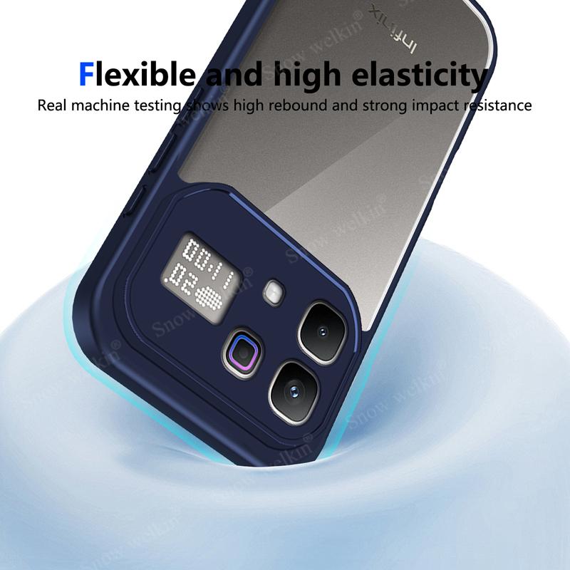 Custodia in Silicone Trasparente Per Infinix Note 60 Pro Note60 Pro 60Pro Retro in PC Paraurti in TPU Custodie Trasparenti Antiurto Cover per Telefono