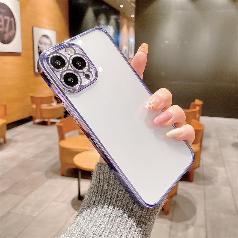 Xingyao Electroplating Solid Color Iphone17 Is Suitable for Apple 15Promax Mobile Phone Case 14Pro Anti-drop Acrylic Hard.