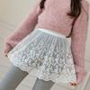 Transparent Lace Underskirt Slips High Waist Lining Petticoat Women  Spring