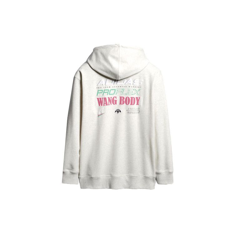 Adidas X Alexander Wang Collaborative Badge Logo Sweatshirt Men Tops Light-Grey ED1207