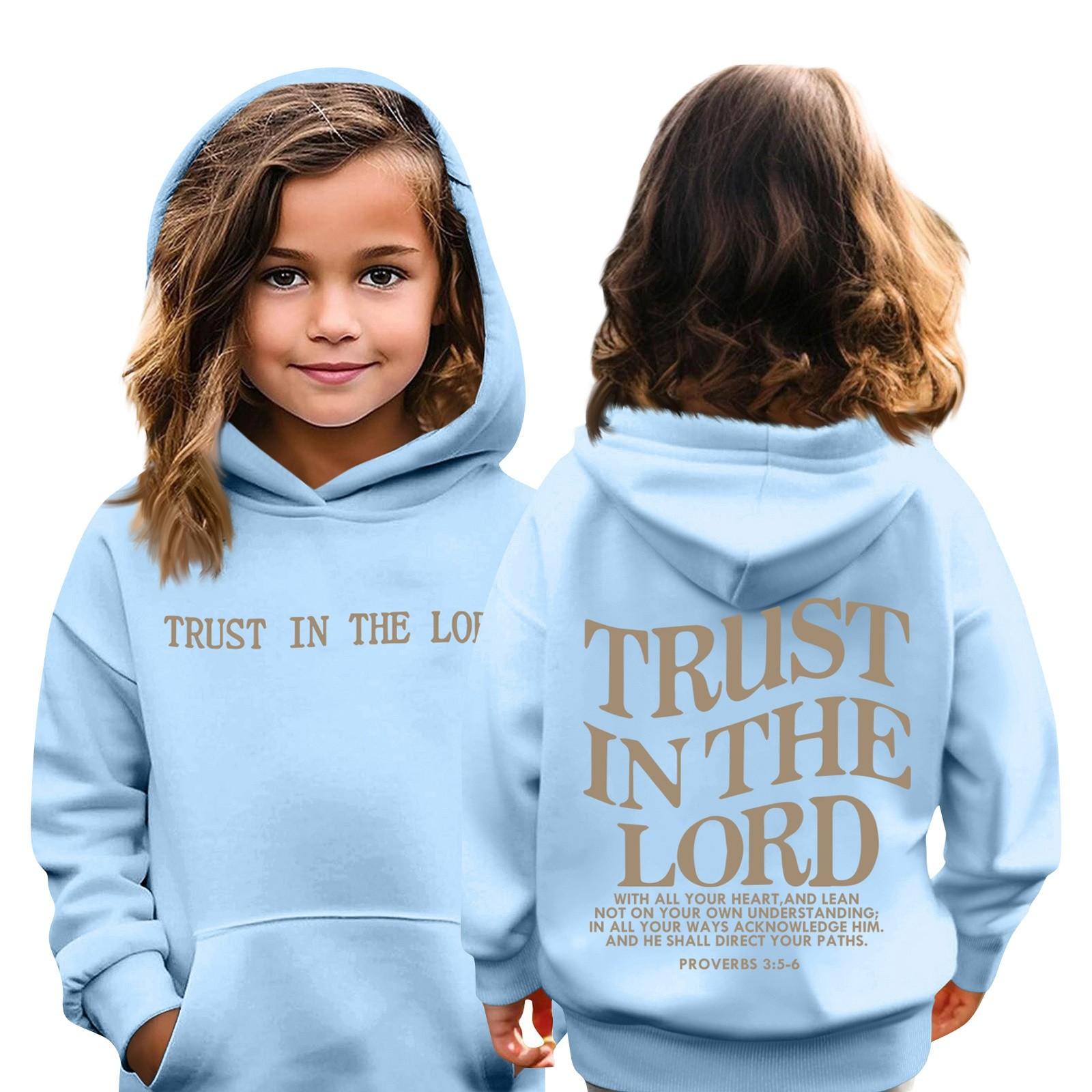 

Детская толстовка с капюшоном для мальчиков и девочек, модная принтованная толстовка с длинными рукавами и карманом 110