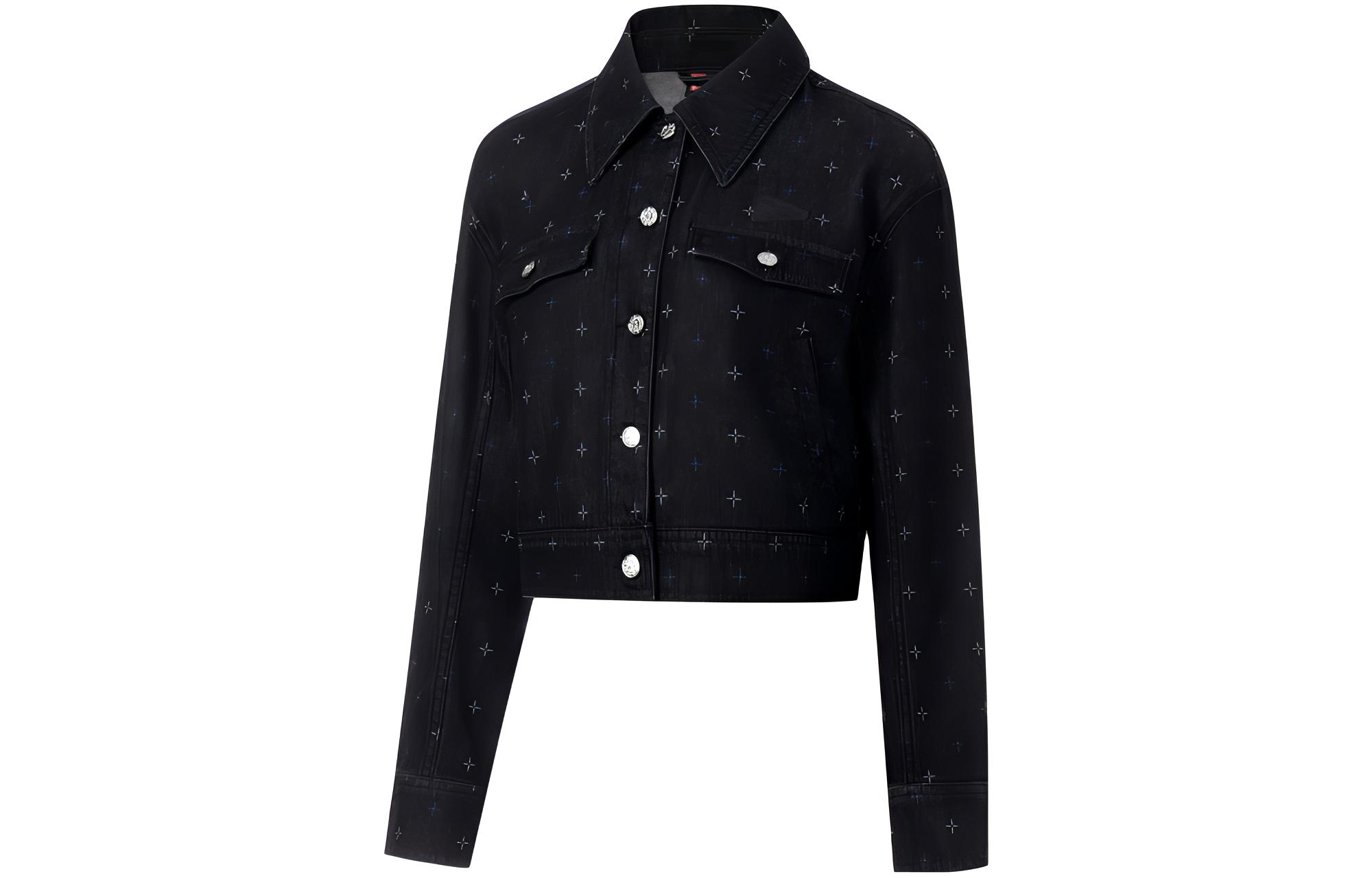Li Ning Denim Jacket Women s Black AJDT070-2 XL