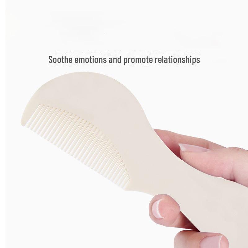 "Newborn Soft Bristle Brush Set: Baby Comb for Dandruff Removal & Head Massage"