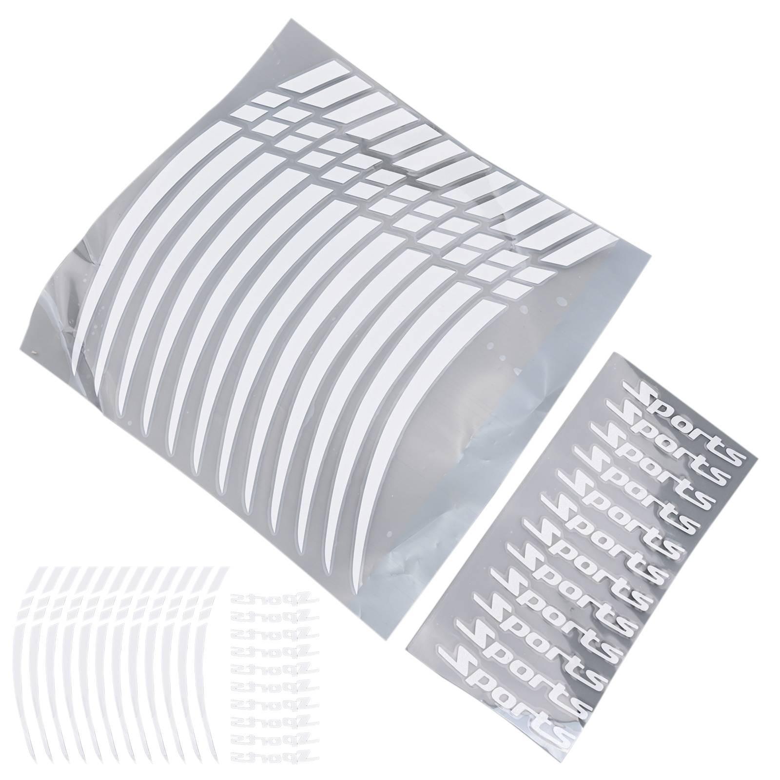 

Motorcycle Wheel Rim Decal Tape 18 21 Inch Reflective Stickers Set