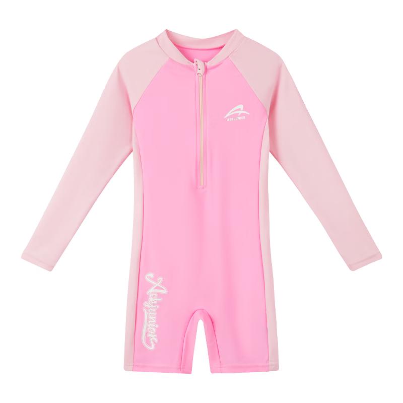 ASK JUNIOR Kids  Unisex Summer Cool-Touch One-Piece Swimsuit with Cap M