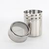Stainless Steel Fine MeshType Of Powder Sprinkler Icing Sugar Cocoa Flour Jar