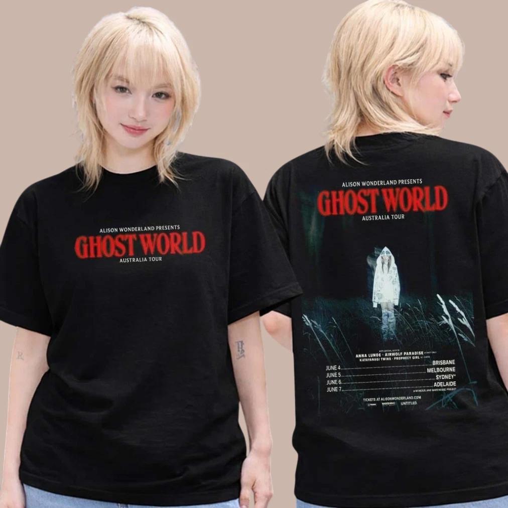 Alison Wonderland Ghost World Australia Tour 2026 Schedule T-T-Shirt Fan Gift 4XL