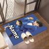 Benutzerdefinierter Name Personalisierter Detective Conan Druck Teppich, Vielseitiger Heimdekor Teppich, für Spielzimmer, Wohnung, Balkon, Eingangsbereich, Flur Geschenk
