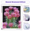Diy Diamond Painting Cactus Flower Full Round Diamond Mosaic Cross Stitch Embroidery Decoration 30x40cm/12x16inch