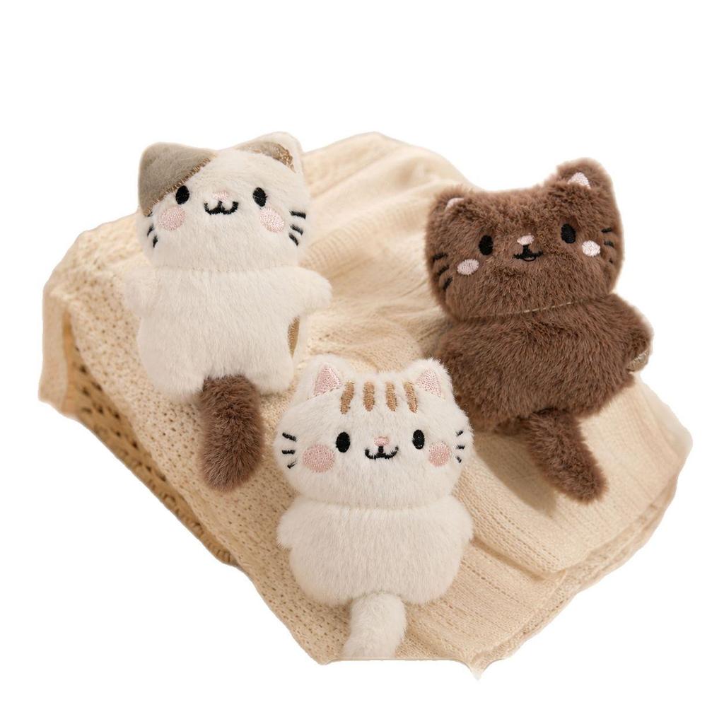 Japanese Kitten Plush Keychain for Backpacks