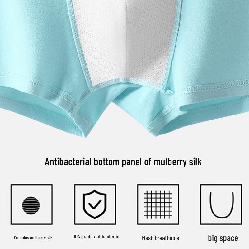 Nanjiren 2130F Men's Antibacterial Boxer Briefs