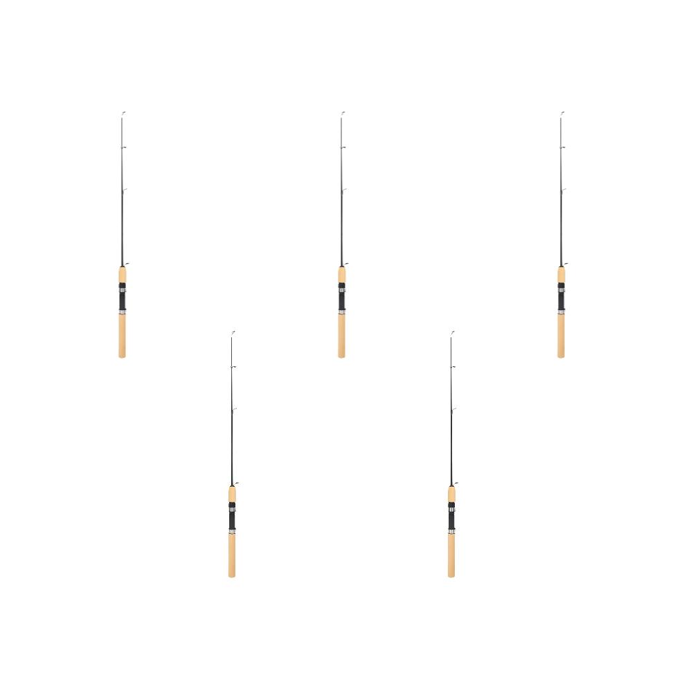 60 80 100CM Mini Telescopic Ice Fishing Rod Portable Carbon Fiber River Shrimp Carp Fishing Pole Winter Fishing Rod Tackle Pesca