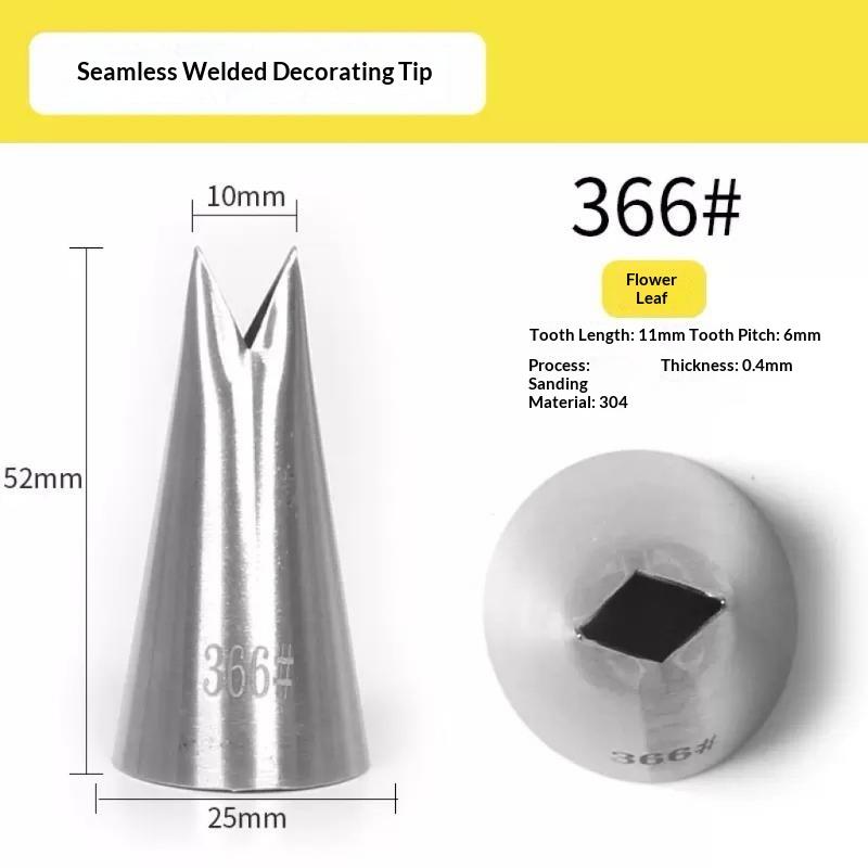 Stainless Steel Cake Nozzle Tube Head Diy Pastry Puff Skirt Icing Piping Nozzles Cake Decorating Supplies Baking Tools
