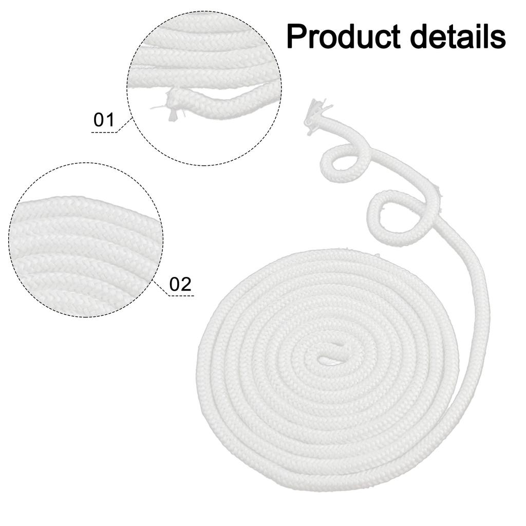 For Boiler Industrial Oven Door Seal Rope Seal Chimneys And Fireplaces Fire Rope Stove 3 Meter Length Fiberglass