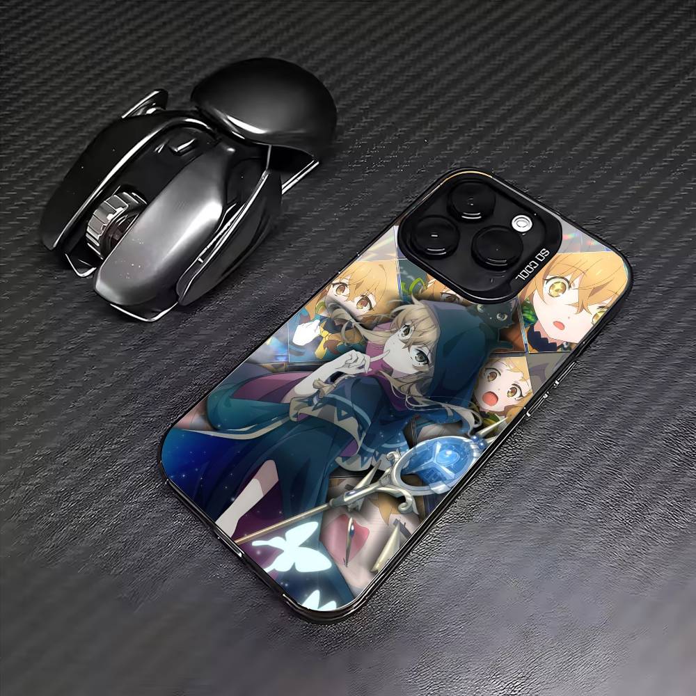 s-Silent Witch Monica Phone Case For iPhone17,16,15,14,13,12,11 Plus,Pro Max Colored Silver Plated Inside Cover