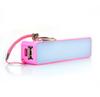 2600 mAh Lipstick Portable Power Bank Blue