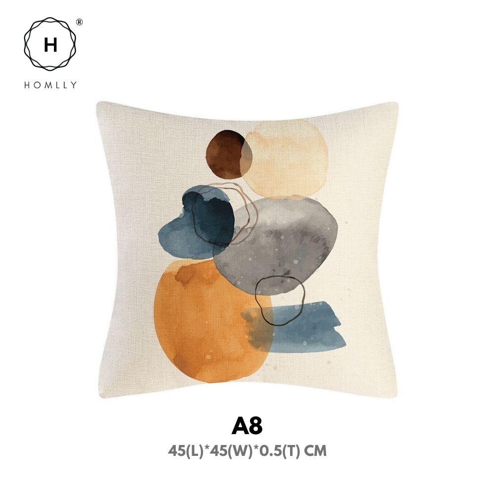 Homlly Dotti Abstract Mid Century Cushion Pillow Cover (X2PCS)