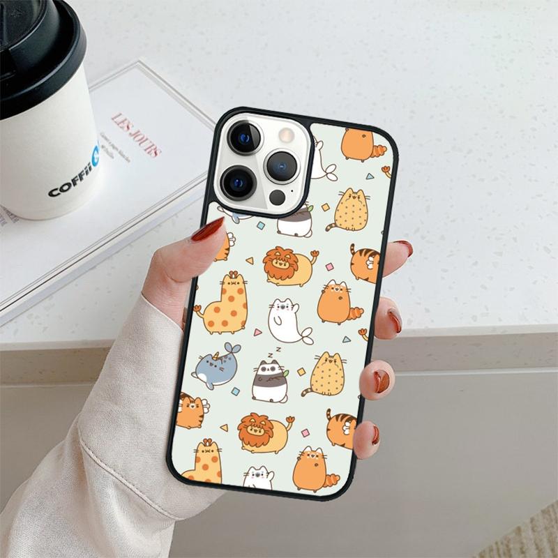 Funny Cartoon Cat Phone Case For iPhone 17 Air 16 Pro Max 15 14 Plus 12 13 Shell Cover Coque