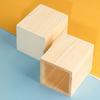 Wooden Pen Container Round/Hexagonal/Square Makeup Brush Holder Desktop Organizer  Gift