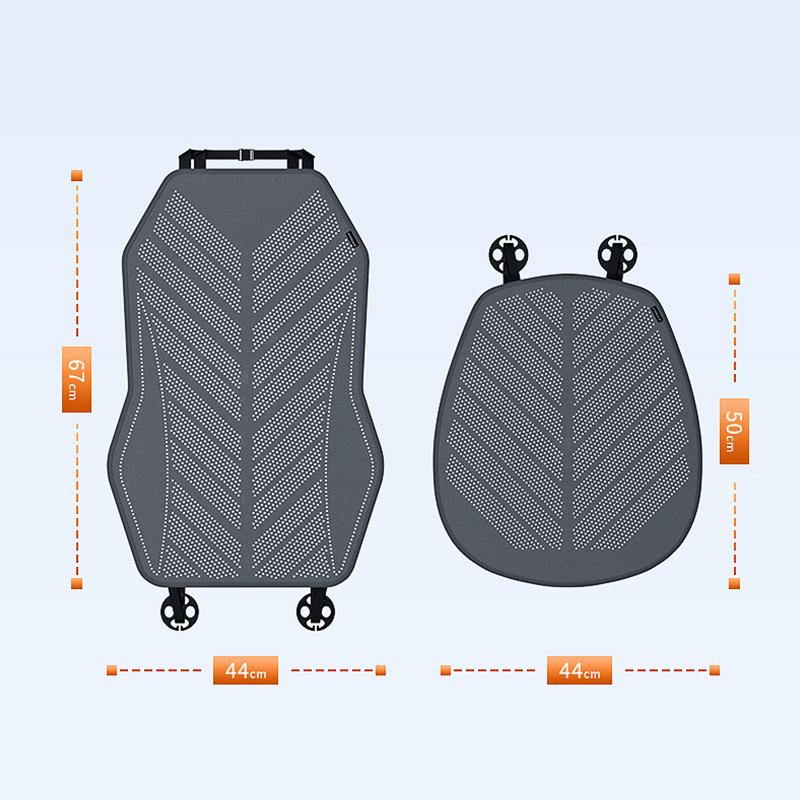 Summer Cool Car Seat Cushion Suede +PVC Breathable Non-slip Auto Front Seat Cooling Mat Universal Car Interior Accessories