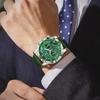 Top Military Man Wristwatch Waterproof Luminous Chronograph Leather Exquisite Watches Men Sports Quartz Watch